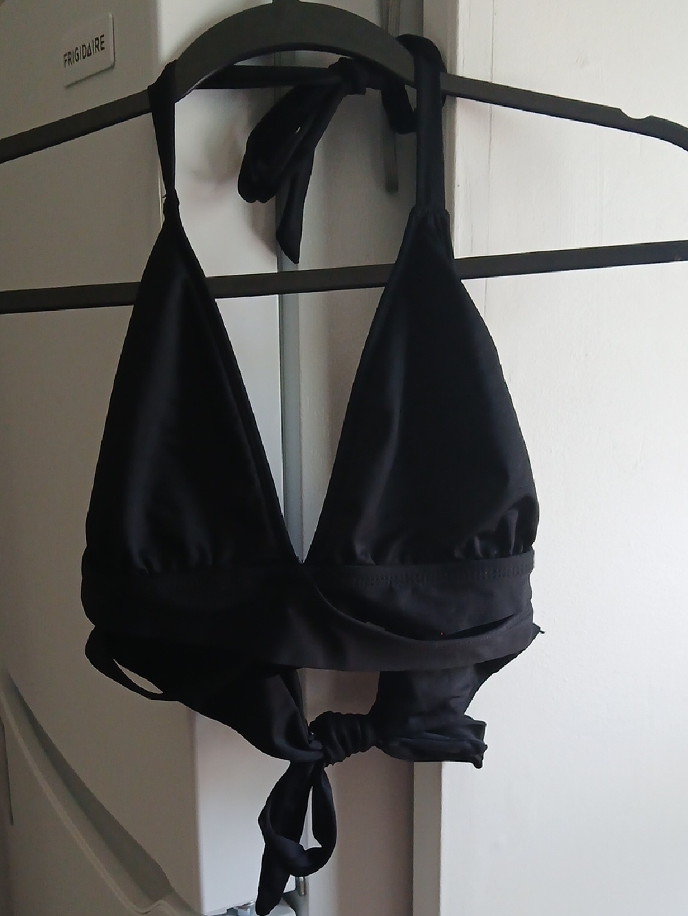 Shade & Shore Black Halter Bikini Top